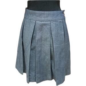 Tommy Hilfiger 100%  COTTON Box Pleat Skirt sz 2